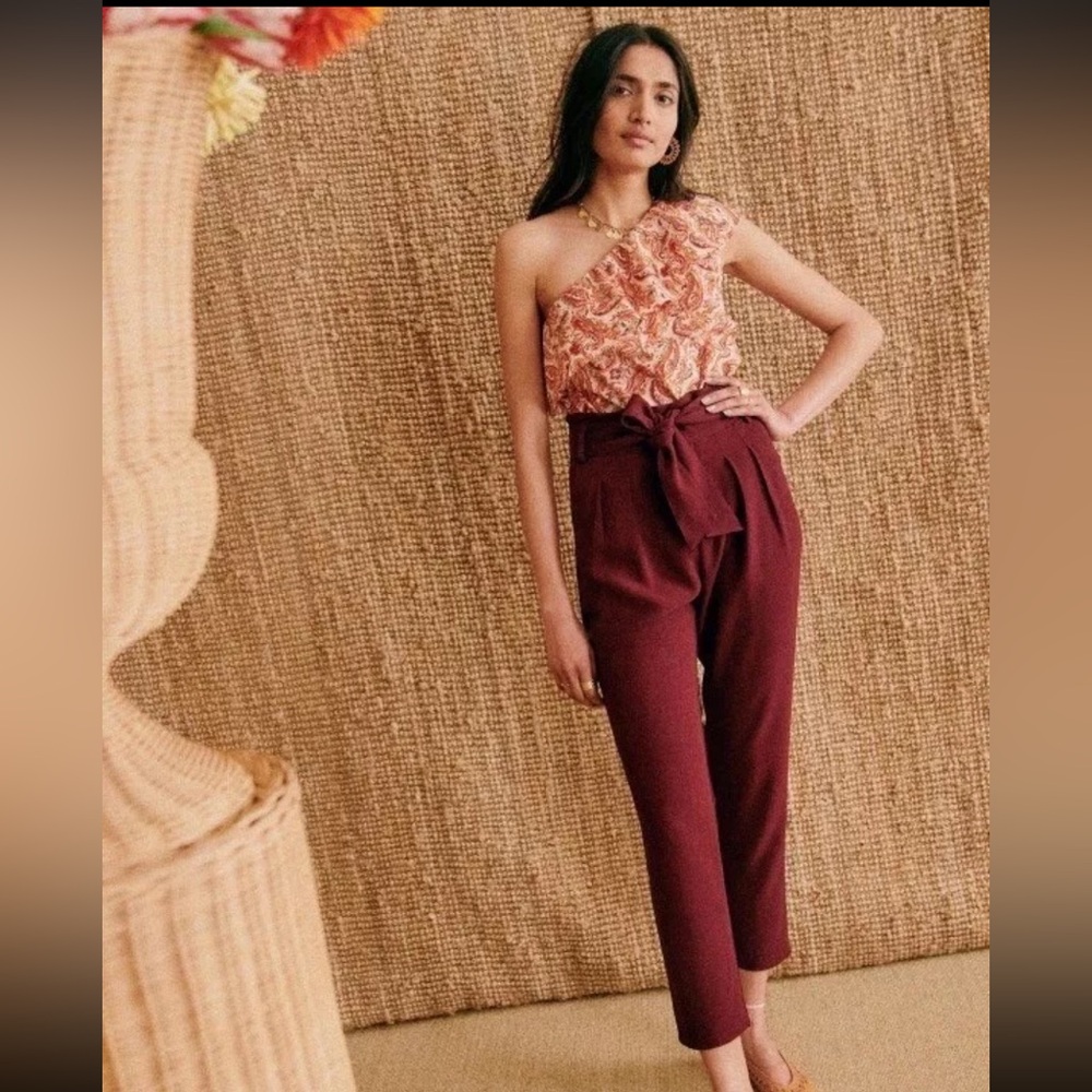 Sezane Austin trouser high waisted pants size 32/US 0